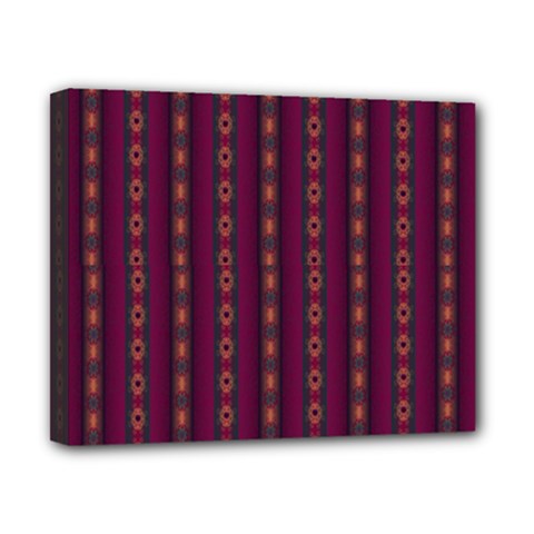 Maroon Sprinkles Canvas 10  X 8  (stretched) by Sparkle