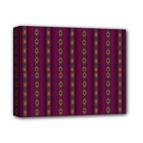 Maroon Sprinkles Deluxe Canvas 14  X 11  (stretched) by Sparkle