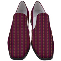 Maroon Sprinkles Women Slip On Heel Loafers by Sparkle