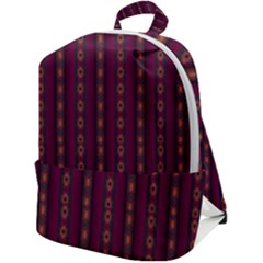 Maroon Sprinkles Zip Up Backpack by Sparkle