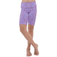 Stary Stars Kids  Lightweight Velour Cropped Yoga Leggings by Sparkle