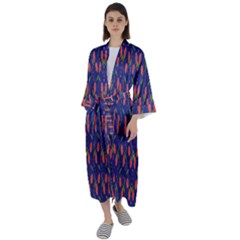 Sunrise Wine Maxi Satin Kimono by Sparkle