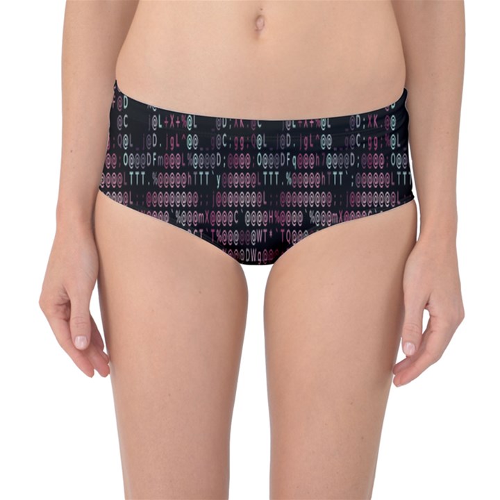 Vodca Cola Acil Mid-Waist Bikini Bottoms