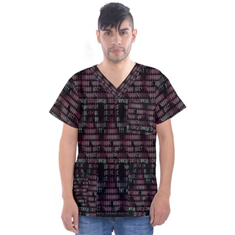 Vodca Cola Acil Men s V-neck Scrub Top by Sparkle