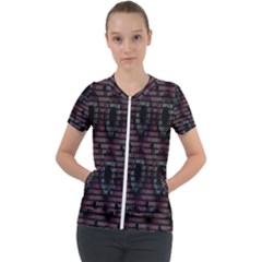 Vodca Cola Acil Short Sleeve Zip Up Jacket by Sparkle