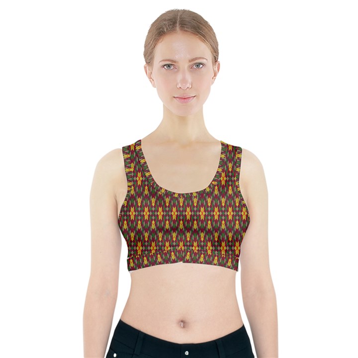 Wqerg Sports Bra With Pocket