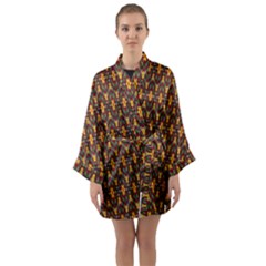 Wqerg Long Sleeve Satin Kimono by Sparkle