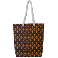 Wqerg Full Print Rope Handle Tote (small) by Sparkle