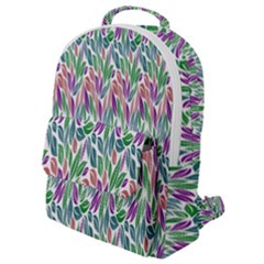 Rainbow Leafs Flap Pocket Backpack (small) by Sparkle