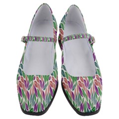 Rainbow Leafs Women s Mary Jane Shoes