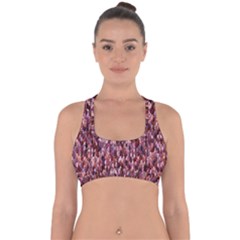 Mosaic Cross Back Hipster Bikini Top  by Sparkle