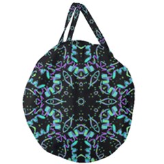 Kolodo Blue Cheer Giant Round Zipper Tote by Sparkle