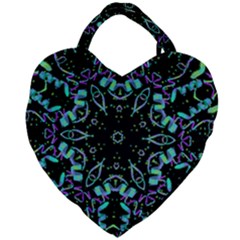 Kolodo Blue Cheer Giant Heart Shaped Tote by Sparkle