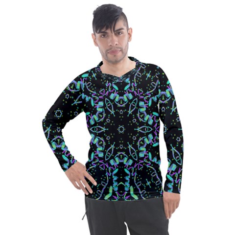 Kolodo Blue Cheer Men s Pique Long Sleeve Tee by Sparkle