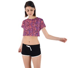 Piale Kolodo Tie Back Short Sleeve Crop Tee