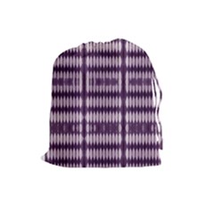 Purple Tigress Drawstring Pouch (large) by Sparkle