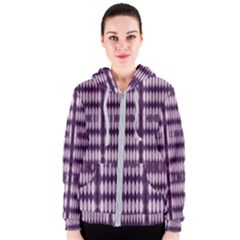 Purple Tigress Women s Zipper Hoodie by Sparkle