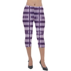 Purple Tigress Lightweight Velour Capri Leggings  by Sparkle