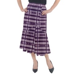 Purple Tigress Midi Mermaid Skirt by Sparkle