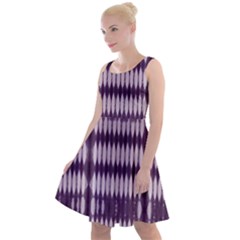 Purple Tigress Knee Length Skater Dress by Sparkle