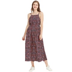 Star Lines Boho Sleeveless Summer Dress by Sparkle