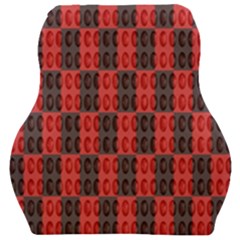 Rosegold Beads Chessboard1 Car Seat Velour Cushion  by Sparkle