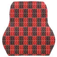 Rosegold Beads Chessboard1 Car Seat Back Cushion  by Sparkle