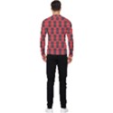 Rosegold Beads Chessboard1 Men s Long Sleeve Rash Guard View2