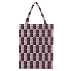 Rosegold Beads Chessboard Classic Tote Bag by Sparkle