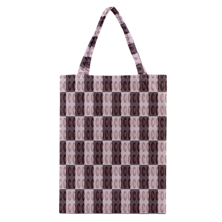 Rosegold Beads Chessboard Classic Tote Bag