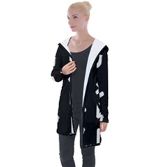 Younger Futhark Rune Set Collected Inverted Longline Hooded Cardigan by WetdryvacsLair