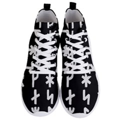 Younger Futhark Rune Set Collected Inverted Men s Lightweight High Top Sneakers by WetdryvacsLair