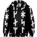 Younger Futhark Rune Set Collected Inverted Kids  Zipper Hoodie Without Drawstring View2