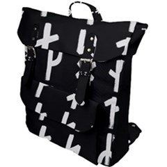 Younger Futhark Rune Set Collected Inverted Buckle Up Backpack by WetdryvacsLair