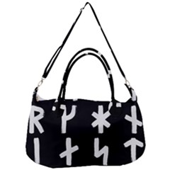 Younger Futhark Rune Set Collected Inverted Removal Strap Handbag by WetdryvacsLair