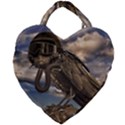 Apocalyptic Future Concept Artwork Giant Heart Shaped Tote View1