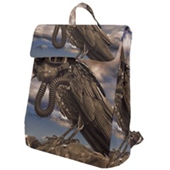 Apocalyptic Future Concept Artwork Flap Top Backpack by dflcprintsclothing