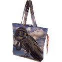 Apocalyptic Future Concept Artwork Drawstring Tote Bag View1