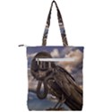 Apocalyptic Future Concept Artwork Double Zip Up Tote Bag View2