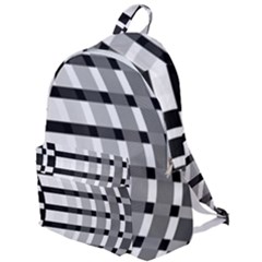 Nine Bar Monochrome Fade Squared Bend The Plain Backpack by WetdryvacsLair