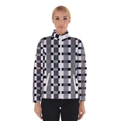 Nine Bar Monochrome Fade Squared Pulled Inverted Winter Jacket by WetdryvacsLair