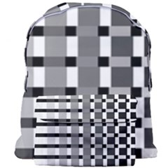 Nine Bar Monochrome Fade Squared Pulled Inverted Giant Full Print Backpack by WetdryvacsLair