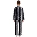 Nine Bar Monochrome Fade Squared Pulled Satin Long Sleeve Pajamas Set View2