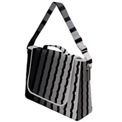 Nine Bar Monochrome Fade Squared Pulled Box Up Messenger Bag by WetdryvacsLair