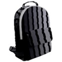 Nine Bar Monochrome Fade Squared Pulled Flap Pocket Backpack (Large) View2