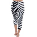 Nine Bar Monochrome Fade Squared Wheel Capri Winter Leggings  View4