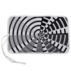 Nine Bar Monochrome Fade Squared Wheel Pen Storage Case (m) by WetdryvacsLair