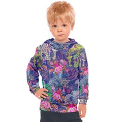 Bandana-mask Fdbm027 Kids  Hooded Pullover by fatfatiya