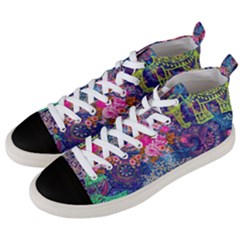 Bandana-mask Fdbm027 Men s Mid-top Canvas Sneakers by fatfatiya