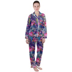 Bandana-mask Fdbm027 Satin Long Sleeve Pajamas Set by fatfatiya